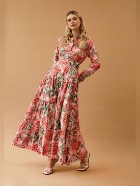 NWT Guadalupe Design Meredith Peony Dress